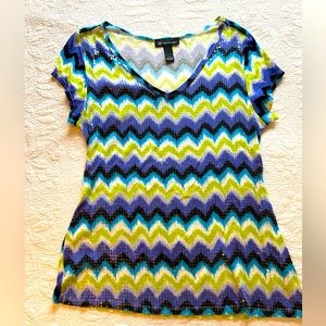 Inc. Brand casual sequined top